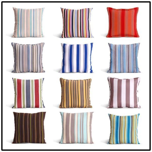 stripe outdoor pillows